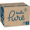 image:imagePampers Pure Baby Diapers Size 5 27 lbs 132 Up to 100 Leakproof Premium Hypoallergenic Soft DiapersSize 1