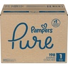 image:imagePampers Pure Baby Diapers Size 5 27 lbs 132 Up to 100 Leakproof Premium Hypoallergenic Soft DiapersSize 1