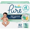 image:imagePampers Pure Baby Diapers Size 5 27 lbs 132 Up to 100 Leakproof Premium Hypoallergenic Soft DiapersSize 1