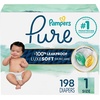image:imagePampers Pure Baby Diapers Size 5 27 lbs 132 Up to 100 Leakproof Premium Hypoallergenic Soft DiapersSize 1