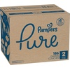 image:imagePampers Pure Baby Diapers Size 5 27 lbs 132 Up to 100 Leakproof Premium Hypoallergenic Soft DiapersSize 2