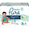 image:imagePampers Pure Baby Diapers Size 5 27 lbs 132 Up to 100 Leakproof Premium Hypoallergenic Soft DiapersSize 3