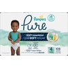 image:imagePampers Pure Baby Diapers Size 5 27 lbs 132 Up to 100 Leakproof Premium Hypoallergenic Soft DiapersSize 4