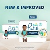 image:imagePampers Pure Baby Diapers Size 5 27 lbs 132 Up to 100 Leakproof Premium Hypoallergenic Soft DiapersSize 4