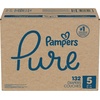 image:imagePampers Pure Baby Diapers Size 5 27 lbs 132 Up to 100 Leakproof Premium Hypoallergenic Soft DiapersSize 5