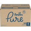 image:imagePampers Pure Baby Diapers Size 5 27 lbs 132 Up to 100 Leakproof Premium Hypoallergenic Soft DiapersSize 6