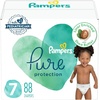 image:imagePampers Pure Baby Diapers Size 5 27 lbs 132 Up to 100 Leakproof Premium Hypoallergenic Soft DiapersSize 7