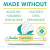 image:imagePampers Sensitive Baby Wipes Water Based Baby Wipes Fragrance Free and Hypoallergenic 192 Wipes Total 3X Refill Packs Packaging May Vary84 Count Pack of 8