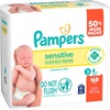 image:imagePampers Sensitive Baby Wipes Water Based Baby Wipes Fragrance Free and Hypoallergenic 192 Wipes Total 3X Refill Packs Packaging May Vary84 Count Pack of 2