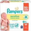 image:imagePampers Sensitive Baby Wipes Water Based Baby Wipes Fragrance Free and Hypoallergenic 192 Wipes Total 3X Refill Packs Packaging May Vary84 Count Pack of 2