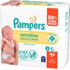 image:imagePampers Sensitive Baby Wipes Water Based Baby Wipes Fragrance Free and Hypoallergenic 192 Wipes Total 3X Refill Packs Packaging May Vary84 Count Pack of 2