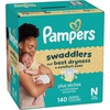 image:imagePampers Swaddlers Diapers Size 6 2344 lbs 50 Count Hypoallergenic Absorbent Keeps Baby Dry and Comfortable Skin Safe Disposable Baby DiaperNewborn