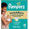 image:imagePampers Swaddlers Diapers Size 6 2344 lbs 50 Count Hypoallergenic Absorbent Keeps Baby Dry and Comfortable Skin Safe Disposable Baby DiaperNewborn