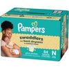 image:imagePampers Swaddlers Diapers Size 6 2344 lbs 50 Count Hypoallergenic Absorbent Keeps Baby Dry and Comfortable Skin Safe Disposable Baby DiaperNewborn