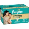 image:imagePampers Swaddlers Diapers Size 6 2344 lbs 50 Count Hypoallergenic Absorbent Keeps Baby Dry and Comfortable Skin Safe Disposable Baby DiaperSize 1