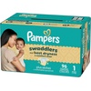 image:imagePampers Swaddlers Diapers Size 6 2344 lbs 50 Count Hypoallergenic Absorbent Keeps Baby Dry and Comfortable Skin Safe Disposable Baby DiaperSize 1