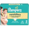 image:imagePampers Swaddlers Diapers Size 6 2344 lbs 50 Count Hypoallergenic Absorbent Keeps Baby Dry and Comfortable Skin Safe Disposable Baby DiaperSize 2