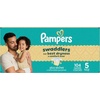 image:imagePampers Swaddlers Diapers Size 6 2344 lbs 50 Count Hypoallergenic Absorbent Keeps Baby Dry and Comfortable Skin Safe Disposable Baby DiaperSize 5