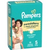 image:imagePampers Swaddlers Diapers Size 6 2344 lbs 50 Count Hypoallergenic Absorbent Keeps Baby Dry and Comfortable Skin Safe Disposable Baby DiaperSize 5