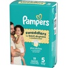 image:imagePampers Swaddlers Diapers Size 6 2344 lbs 50 Count Hypoallergenic Absorbent Keeps Baby Dry and Comfortable Skin Safe Disposable Baby DiaperSize 5