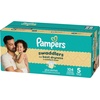 image:imagePampers Swaddlers Diapers Size 6 2344 lbs 50 Count Hypoallergenic Absorbent Keeps Baby Dry and Comfortable Skin Safe Disposable Baby DiaperSize 5