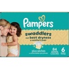image:imagePampers Swaddlers Diapers Size 6 2344 lbs 50 Count Hypoallergenic Absorbent Keeps Baby Dry and Comfortable Skin Safe Disposable Baby DiaperSize 6
