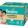 image:imagePampers Swaddlers Diapers Size 6 2344 lbs 50 Count Hypoallergenic Absorbent Keeps Baby Dry and Comfortable Skin Safe Disposable Baby DiaperSize 7