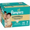 image:imagePampers Swaddlers Diapers Size 6 2344 lbs 50 Count Hypoallergenic Absorbent Keeps Baby Dry and Comfortable Skin Safe Disposable Baby DiaperSize 7