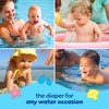 image:imagePampers Swim Diapers  Splashers  Size 4 18 Count GapFree Disposable Baby Swimming PantsSize 23