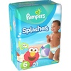 image:imagePampers Swim Diapers  Splashers  Size 4 18 Count GapFree Disposable Baby Swimming PantsSize 6