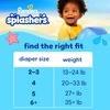 image:imagePampers Swim Diapers  Splashers  Size 4 18 Count GapFree Disposable Baby Swimming PantsSize 6