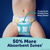 image:imagePampers ZZZ Overnight Diapers Size 3 1628 lbs 66 Count Nighttime Protection Disposable Baby Diaper Night Time Leak and Skin ProtectionSize 3