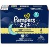 image:imagePampers ZZZ Overnight Diapers Size 3 1628 lbs 66 Count Nighttime Protection Disposable Baby Diaper Night Time Leak and Skin ProtectionSize 3