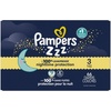 image:imagePampers ZZZ Overnight Diapers Size 3 1628 lbs 66 Count Nighttime Protection Disposable Baby Diaper Night Time Leak and Skin ProtectionSize 3