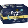 image:imagePampers ZZZ Overnight Diapers Size 3 1628 lbs 66 Count Nighttime Protection Disposable Baby Diaper Night Time Leak and Skin ProtectionSize 3