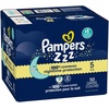 image:imagePampers ZZZ Overnight Diapers Size 3 1628 lbs 66 Count Nighttime Protection Disposable Baby Diaper Night Time Leak and Skin ProtectionSize 5