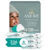 image:imageBundle of Pampers Amore Size 0 up to 10 lbs 128 Count Our Best Diaper  Pampers Aqua Pure Baby Wipes 99 Water Fragrance Free 336 Baby Wipes Total 6X FlipTop Packs Packaging May Vary