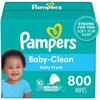 image:imagePampers Baby Wipes Complete Clean Baby Fresh Scented Wipe Gently Cleans Head to Toe 864 Total 12 FlipTop PacksBaby Fresh
