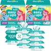 image:imagePampers Easy Ups Pull On Training Underwear Girls 4T5T 2 Month Supply 2 x 104 Count with Sensitive Water Based Baby Wipes 12X Multi Pack PopTop and Refill 1008 Count4T5T  12x