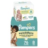 image:imagePampers Swaddlers Disposable Baby Diapers Size 1 198 Count with Sensitive Water Based Baby Wipes 12 FlipTop Packs 1008 Wipes TotalSize 8