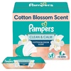 image:imagePampers Wipes Clean amp Calm Cotton Blossom Scent 336 Wipes Total 6x PopTop Packs56 Count Pack of 3