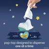 image:imageOvernight Diapers Size 4 58 Count and Baby Wipes  Pampers Swaddlers Overnights Disposable Baby Diapers and Sweet Dreams Wipes 12X PopTop 672 Count