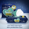image:imageOvernight Diapers Size 6 42 Count and Baby Wipes  Pampers Swaddlers Overnights Disposable Baby Diapers and Sweet Dreams Wipes 12X PopTop 672 Count