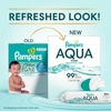image:imagePampers Pure Protection Disposable Baby Diapers Size 1 One Month Supply 198 Count with Aqua Pure Baby Wipes 6X PopTop Packs 336 CountSize 2