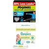 image:imageBundle of Ninjamas Boys Bedwetting Nighttime Underwear Size SM 3870 lbs 88 Count Pampers Wipes Sensitive Water Based Wipe Hypoallergenic and Unscented 336 Wipes Total 4 FlipTop PacksSize L