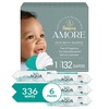 image:imageBundle of Pampers Amore Size 1 814 lbs 132 Count Our Best Diaper  Pampers Aqua Pure Baby Wipes 99 Water Fragrance Free 336 Baby Wipes Total 6X FlipTop Packs Packaging May Vary