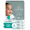 image:imageBundle of Pampers Amore Size 3 1326 lbs 116 Count Our Best Diaper  Pampers Aqua Pure Baby Wipes 99 Water Fragrance Free 336 Baby Wipes Total 6X FlipTop Packs Packaging May Vary