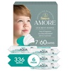 image:imageBundle of Pampers Amore Size 7 2650 lbs 60 Count Our Best Diaper  Pampers Aqua Pure Baby Wipes 99 Water Fragrance Free 336 Baby Wipes Total 6X FlipTop Packs Packaging May Vary