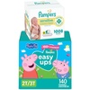 image:imagePampers Easy Ups Pull On Training Pants Peppa Pig 2T3T One Month Supply 140 Count with Sensitive Water Based Baby Wipes 12 FlipTop Packs 1008 Wipes Total