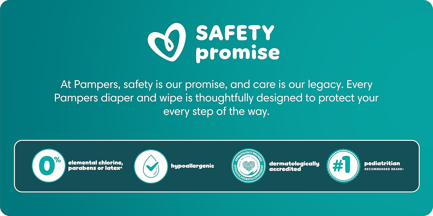 Authentic Pampers | Ultra Dry & Gentle Skin Protection for Babies
